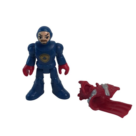 Fisher Price Imaginext Castle Battle Plan Set w/Knight Figure Table Throne - Picture 6 of 9